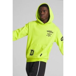 NWT Men's PUMA Dexter's Lab X Melo Hoodie - Large - Neon Green